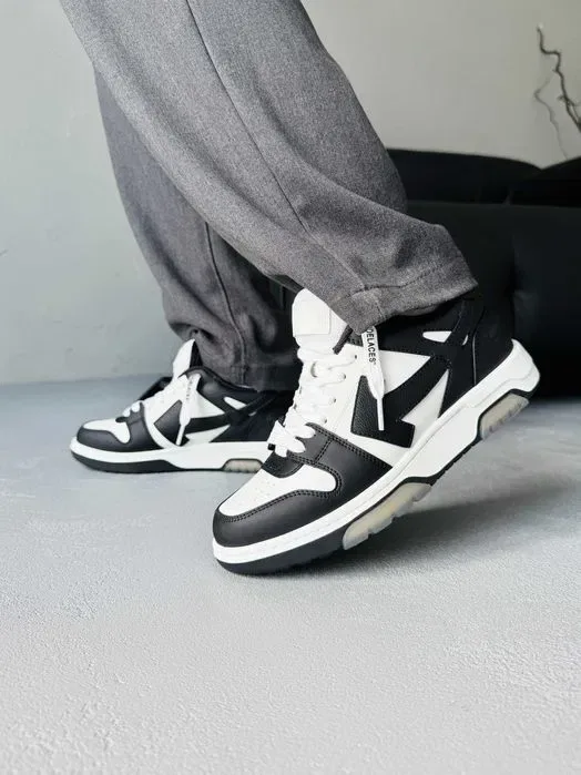 Кросівки Off-White Out of Office Black - White premium | Кроссовки чоловічі жіночі — фото 2