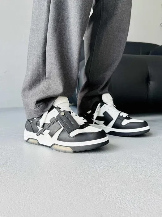 Кросівки Off-White Out of Office Black - White premium | Кроссовки чоловічі жіночі — фото 4
