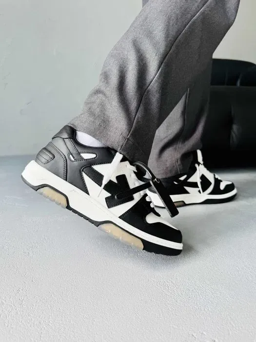 Кросівки Off-White Out of Office Black - White premium | Кроссовки чоловічі жіночі — фото 5
