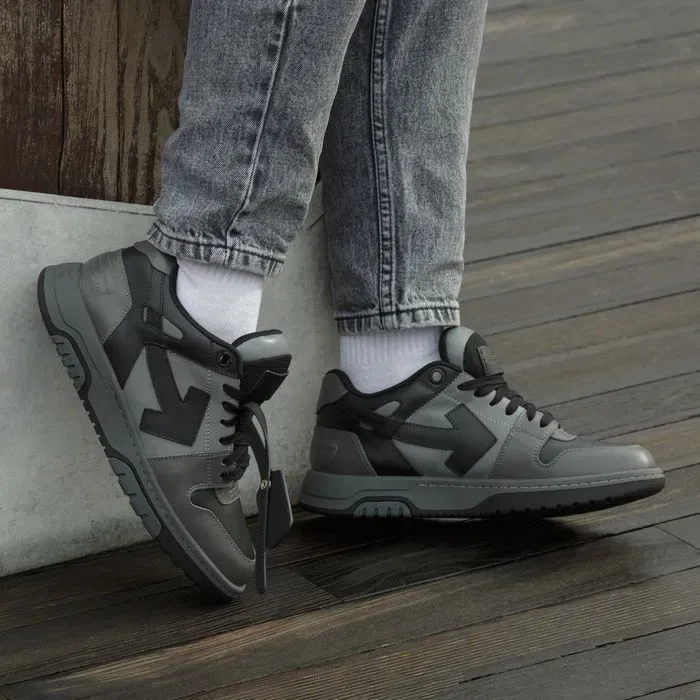 Кросівки Off-White Out Of Office Grey/Black (Люкс якість) | Кроссовки чоловічі жіночі — фото 2