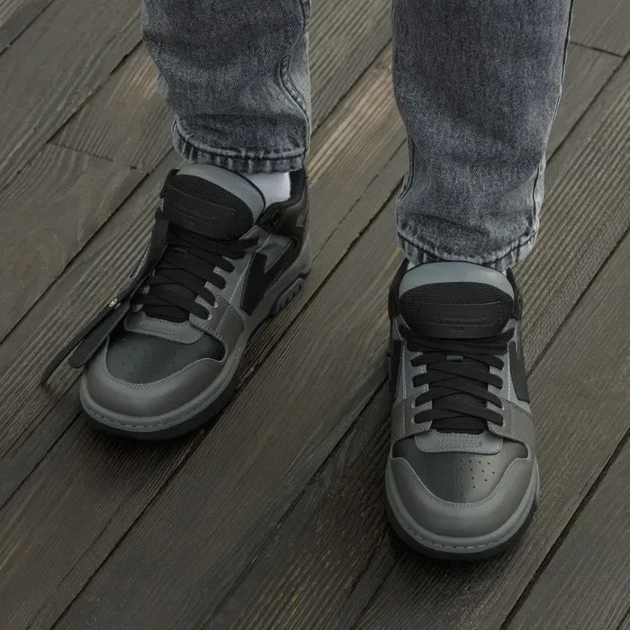 Кросівки Off-White Out Of Office Grey/Black (Люкс якість) | Кроссовки чоловічі жіночі — фото 3