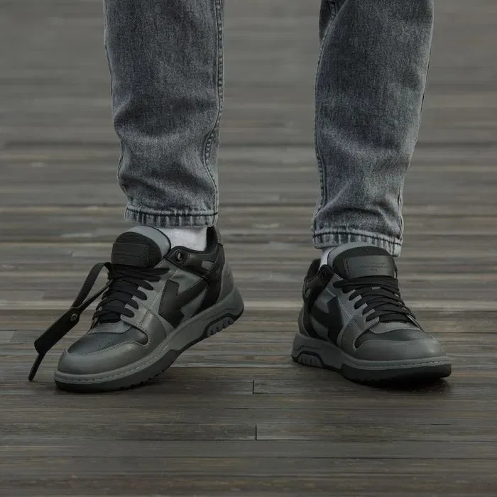 Кросівки Off-White Out Of Office Grey/Black (Люкс якість) | Кроссовки чоловічі жіночі — фото 4