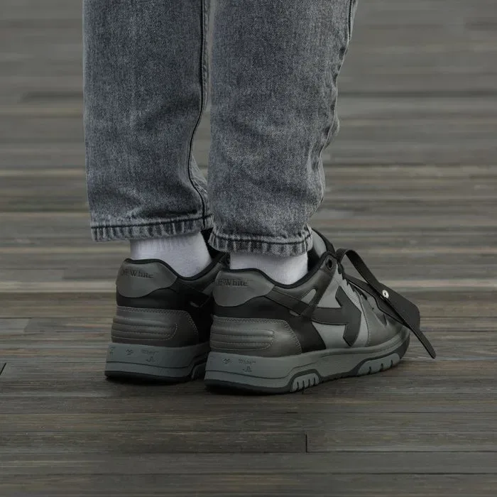 Кросівки Off-White Out Of Office Grey/Black (Люкс якість) | Кроссовки чоловічі жіночі — фото 5