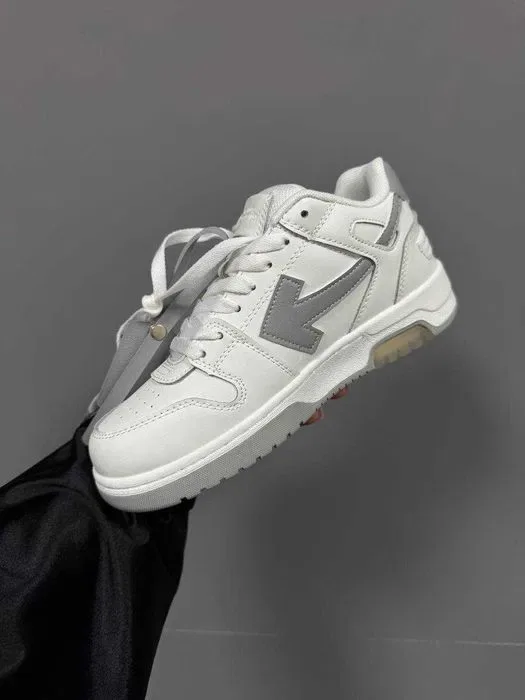 Кросівки OFF-White Out Off Office White/Grey premium | Кроссовки жіночі чоловічі — фото 4