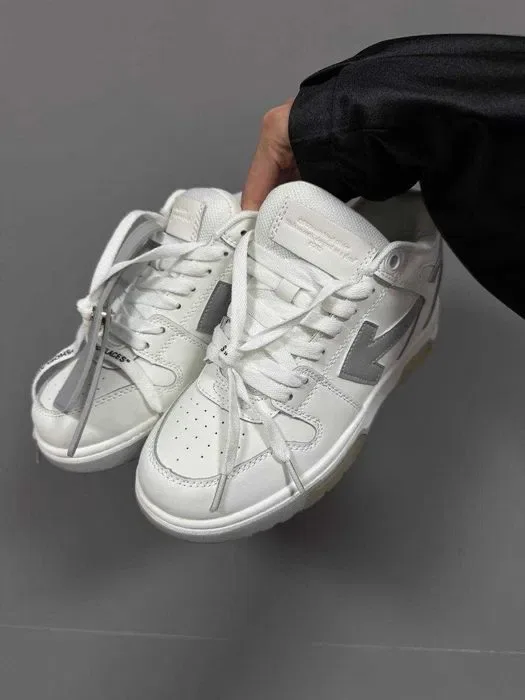 Кросівки OFF-White Out Off Office White/Grey premium | Кроссовки жіночі чоловічі — фото 6