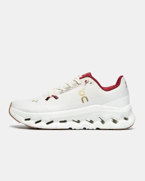 Кросівки ON Running Cloudtilt White/Burgundy premium | Кроссовки чоловічі жіночі