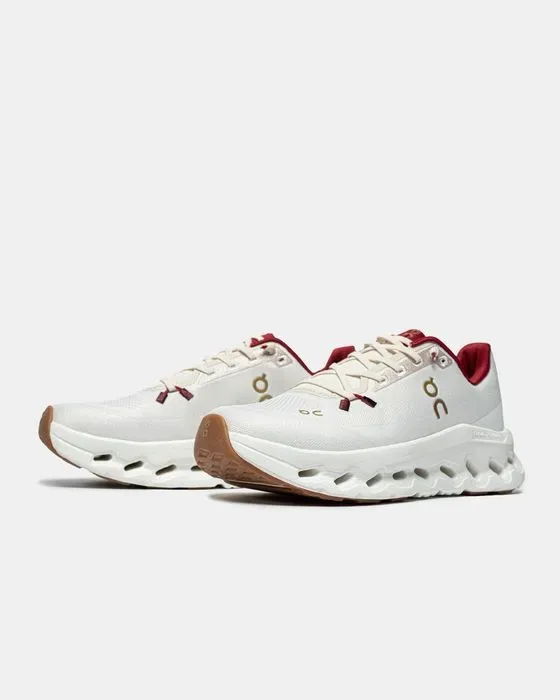 Кросівки ON Running Cloudtilt White/Burgundy premium | Кроссовки чоловічі жіночі — фото 7