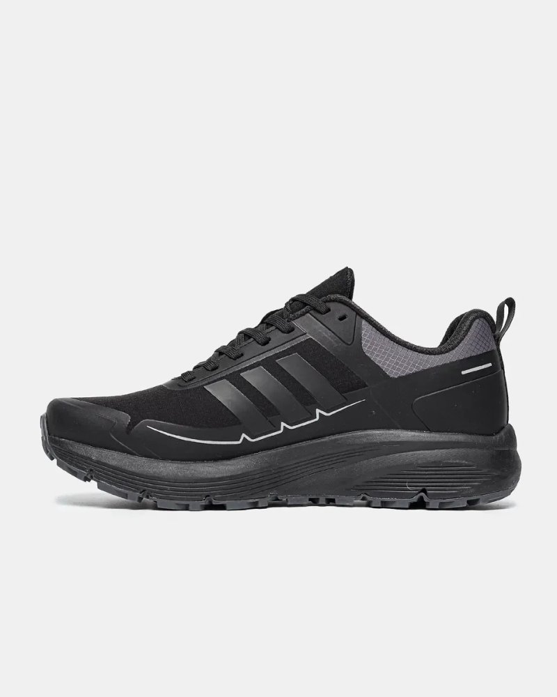 Кросівки осінні Adidas Gore-Tex All Black premium | Кроссовки Адидас чоловічі — фото 5