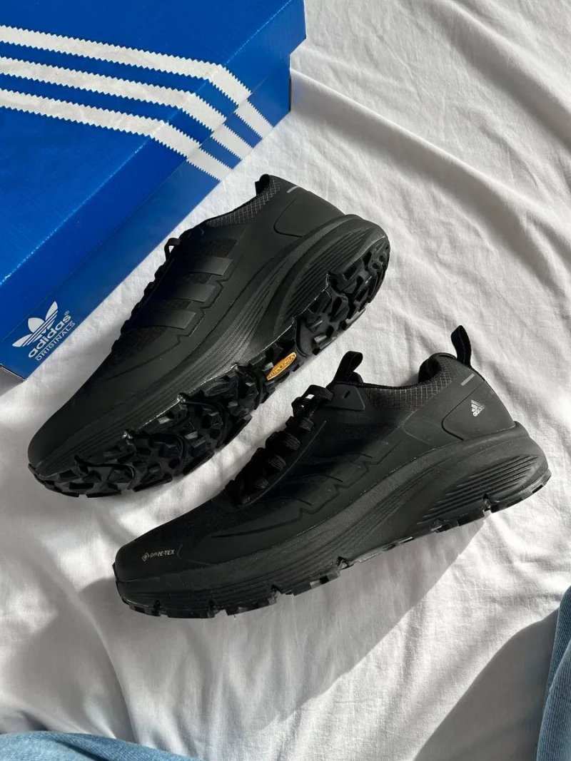 Кросівки осінні Adidas Gore-Tex Black premium | Кроссовки Адидас чоловічі — фото 5
