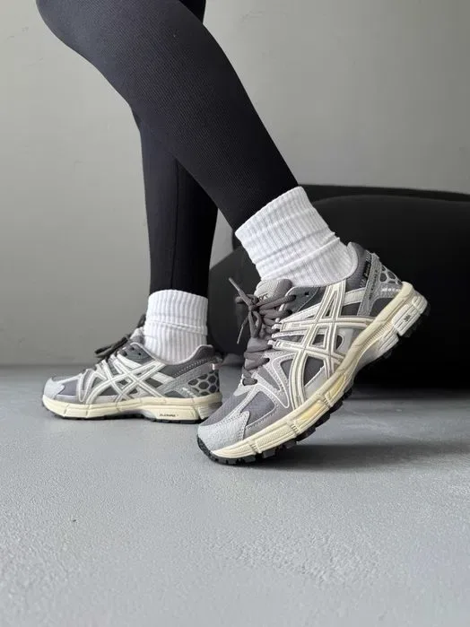 Кросівки осінні Asics Gel-Kahana 8 Gore-Tex Grey  premium | Кроссовки Асикс жіночі чоловічі — фото 2