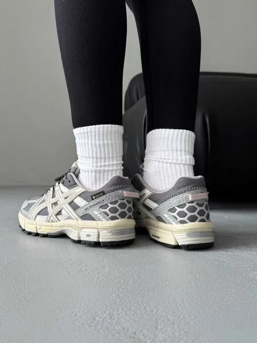 Кросівки осінні Asics Gel-Kahana 8 Gore-Tex Grey  premium | Кроссовки Асикс жіночі чоловічі — фото 3