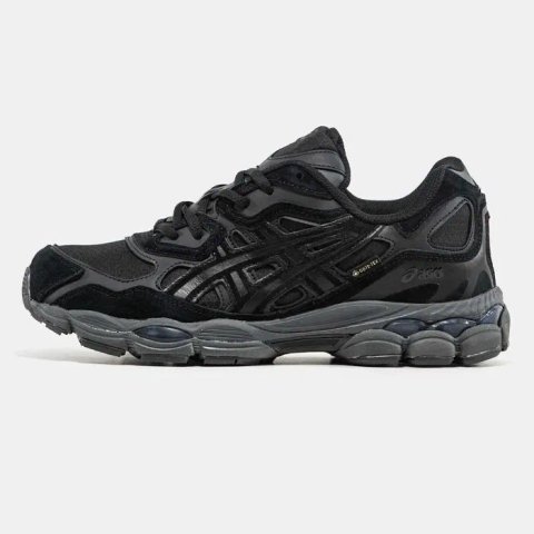 Кросівки осінні Asics Gel-NYC Gore-Tex All Black premium | Кроссовки Асикс чоловічі