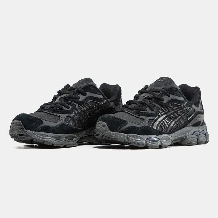 Кросівки осінні Asics Gel-NYC Gore-Tex All Black premium | Кроссовки Асикс чоловічі — фото 6