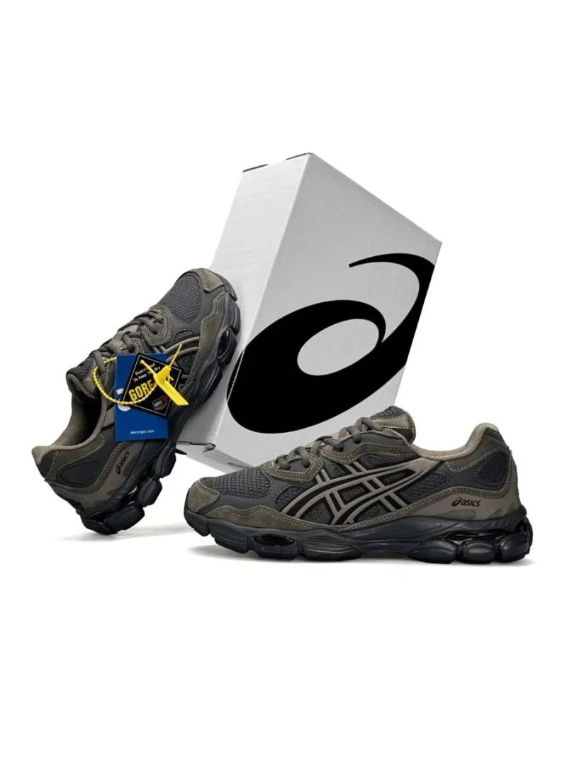Кросівки осінні ASICS Gel-NYC Gore-Tex Brown premium | Кроссовки Асикс чоловічі — фото 8