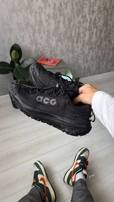 Кросівки осінні Nike ACG Mountain Fly 2 Low Black premium | Кроссовки Найк чоловічі — фото 4