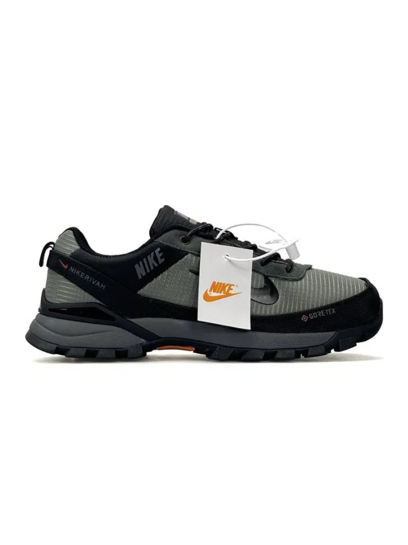Кросівки осінні Nike Rivah Gore-Tex Olive/Black premium | Кроссовки Найк чоловічі — фото 3