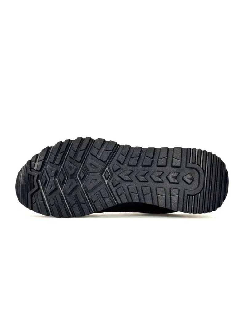 Кросівки осінні Reebok Classic Leather 2400 All Black premium | Кроссовки чоловічі — фото 2
