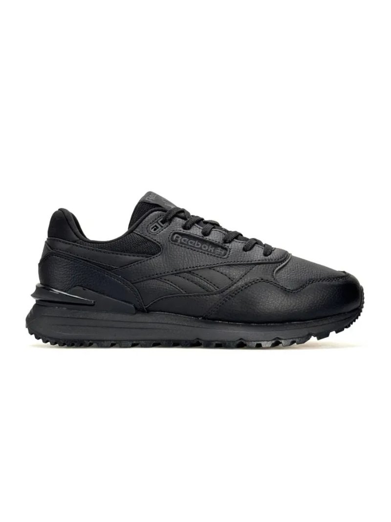 Кросівки осінні Reebok Classic Leather 2400 All Black premium | Кроссовки чоловічі — фото 3