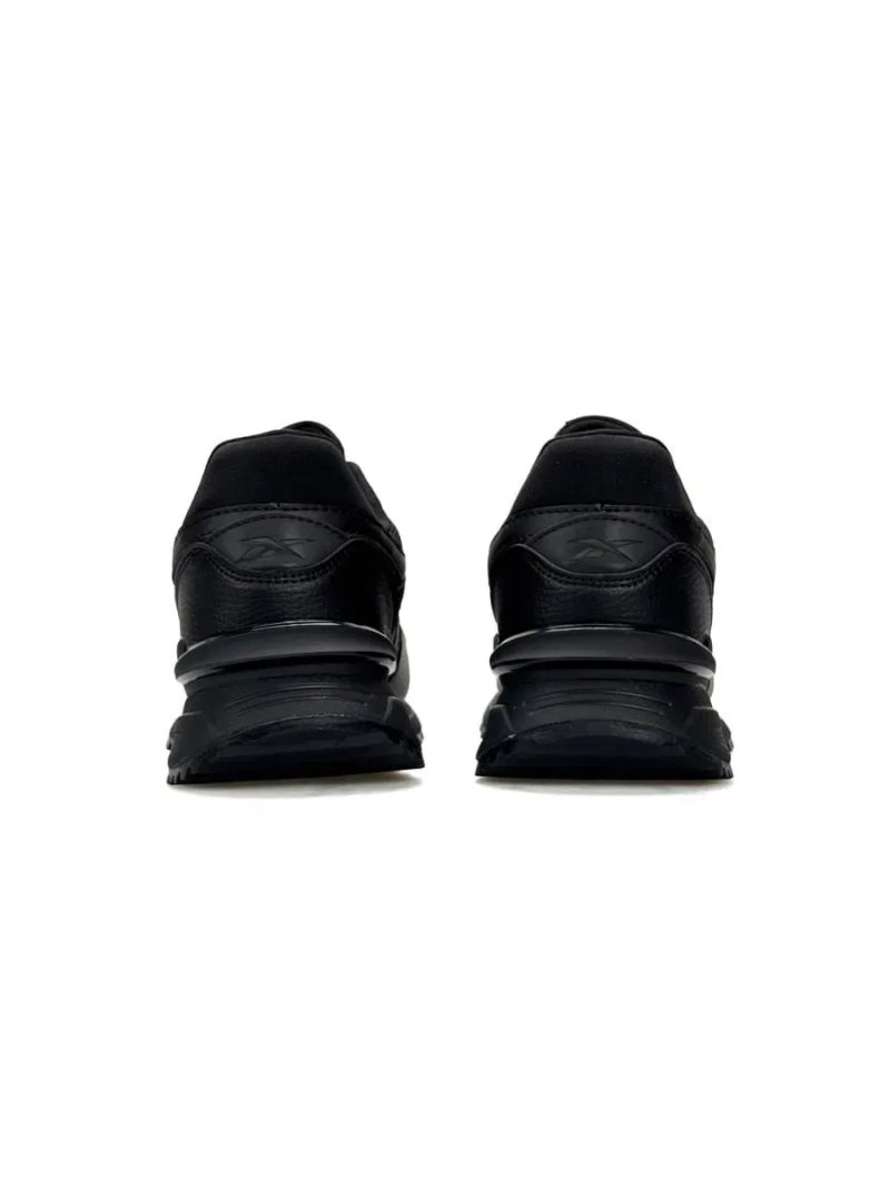 Кросівки осінні Reebok Classic Leather 2400 All Black premium | Кроссовки чоловічі — фото 4