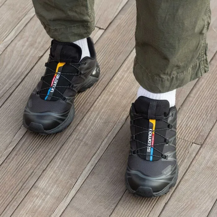 Кросівки осінні Salomon XT-6 Gore-Tex All Black premium | Кроссовки чоловічі жіночі — фото 5