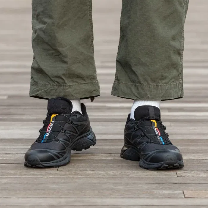 Кросівки осінні Salomon XT-6 Gore-Tex All Black premium | Кроссовки чоловічі жіночі — фото 7