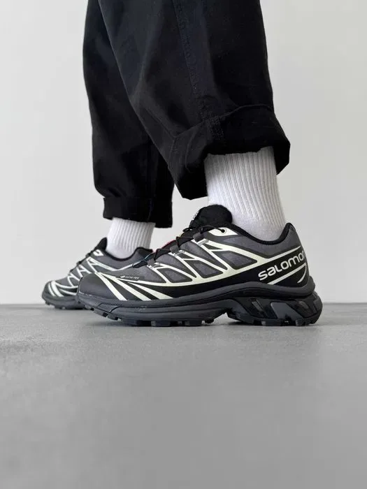 Кросівки осінні Salomon XT-6 Gore-Tex Grey premium | Кроссовки чоловічі жіночі — фото 2