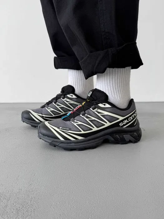 Кросівки осінні Salomon XT-6 Gore-Tex Grey premium | Кроссовки чоловічі жіночі — фото 3