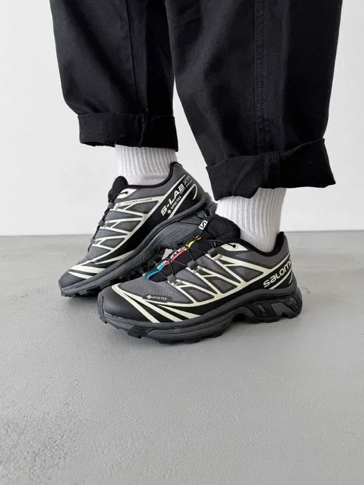 Кросівки осінні Salomon XT-6 Gore-Tex Grey premium | Кроссовки чоловічі жіночі — фото 4