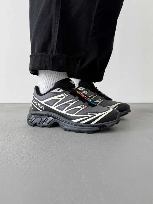 Кросівки осінні Salomon XT-6 Gore-Tex Grey premium | Кроссовки чоловічі жіночі — фото 6