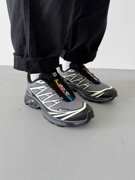 Кросівки осінні Salomon XT-6 Gore-Tex Grey premium | Кроссовки чоловічі жіночі — фото 7