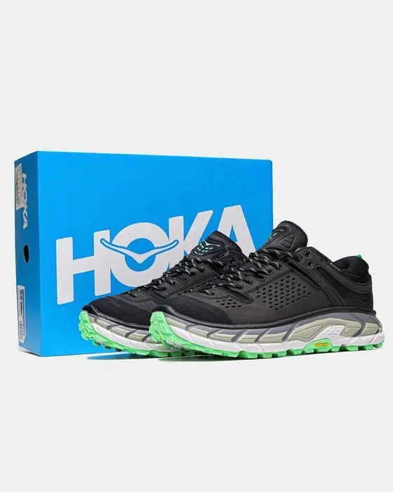 Кросівки осінні-зимові Hoka One One Tor Ultra Low GORE-TEX Black Zest premium | Кроссовки чоловічі — фото 8