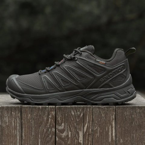 Кросівки осінні-зимові Salomon Speed Cross Pro Gore-Tex Thinsulate All Black premium | Кроссовки чоловічі
