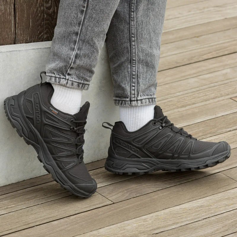 Кросівки осінні-зимові Salomon Speed Cross Pro Gore-Tex Thinsulate All Black premium | Кроссовки чоловічі — фото 3