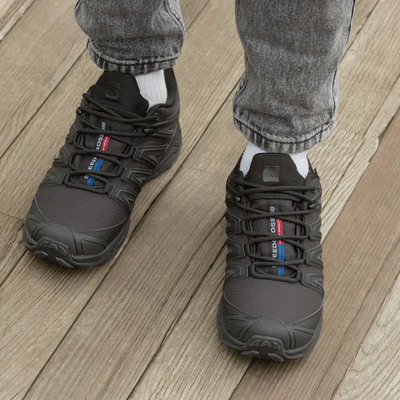 Кросівки осінні-зимові Salomon Speed Cross Pro Gore-Tex Thinsulate All Black premium | Кроссовки чоловічі — фото 4