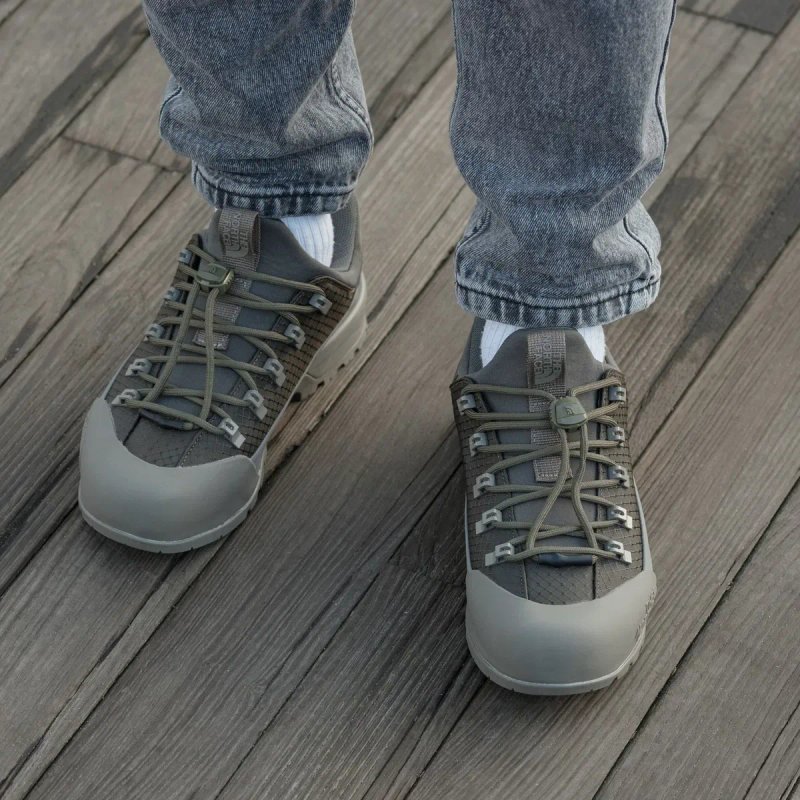 Кросівки осінні-зимові The North Face Glenclyffe Olive/Beige premium | Кроссовки чоловічі — фото 4