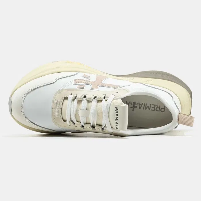 Кросівки Premiata HILL White/Beige premium | Кроссовки жіночі — фото 3