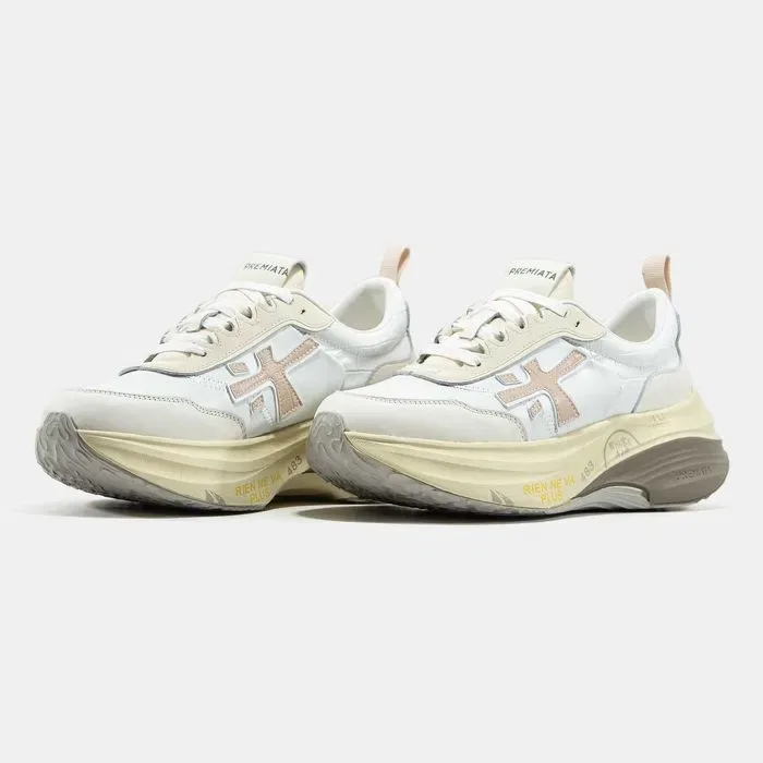 Кросівки Premiata HILL White/Beige premium | Кроссовки жіночі — фото 6