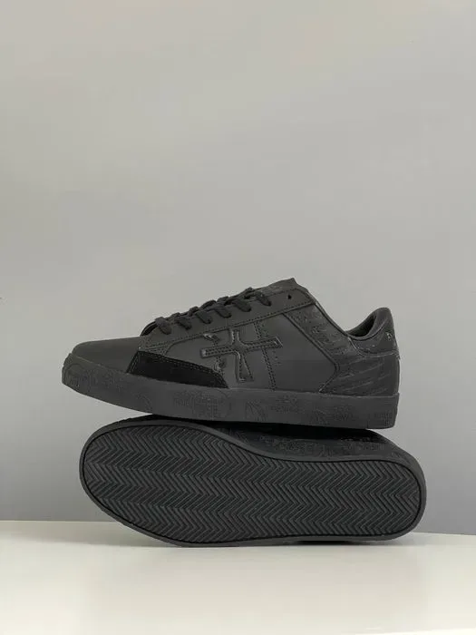 Кросівки Premiata Ked Stevend 6660 Total Black premium | Кроссовки чоловічі — фото 2