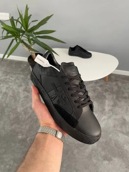 Кросівки Premiata Ked Stevend 6660 Total Black premium | Кроссовки чоловічі — фото 3