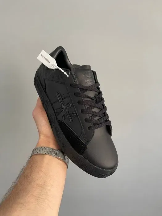Кросівки Premiata Ked Stevend 6660 Total Black premium | Кроссовки чоловічі — фото 6