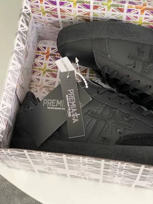 Кросівки Premiata Ked Stevend 6660 Total Black premium | Кроссовки чоловічі — фото 8