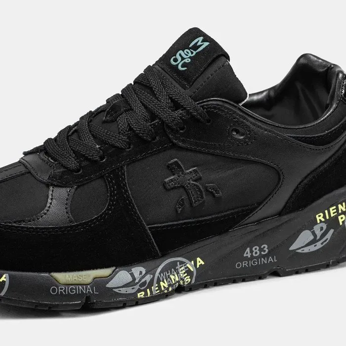 Кросівки Premiata Mase Black (люкс якість) | Кроссовки чоловічі — фото 7