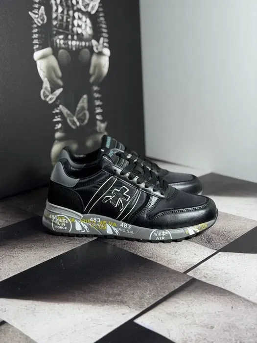 Кросівки Premiata Mase Black premium | Кроссовки чоловічі — фото 2