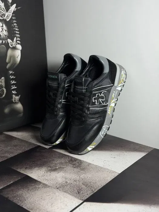 Кросівки Premiata Mase Black premium | Кроссовки чоловічі — фото 3