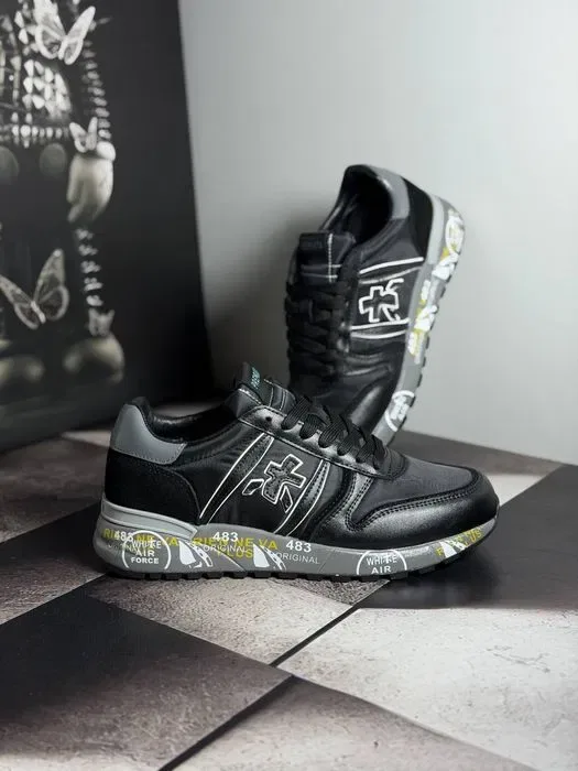 Кросівки Premiata Mase Black premium | Кроссовки чоловічі — фото 6