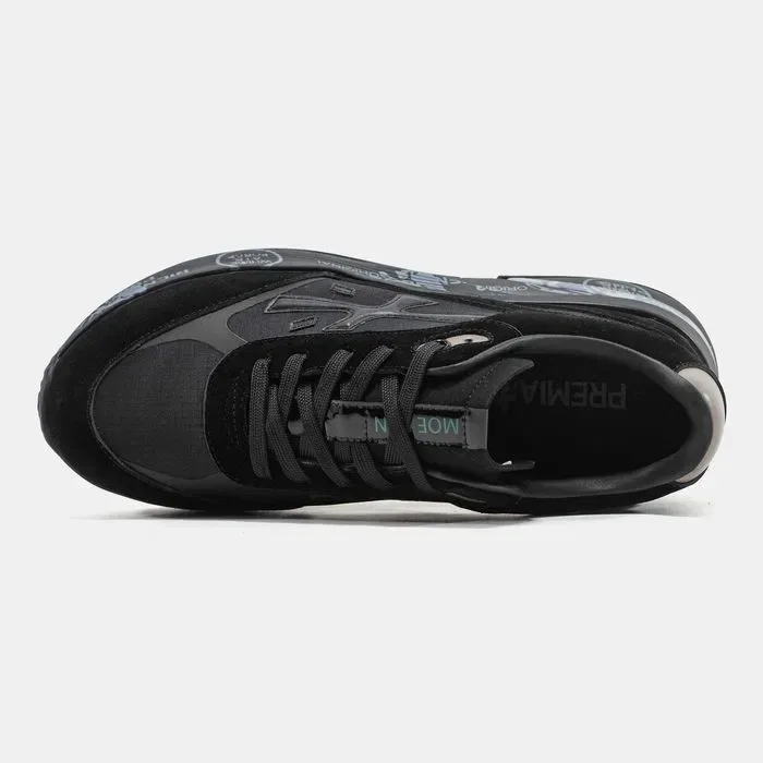Кросівки Premiata Moerun Black (Люкс якість) | Кроссовки чоловічі жіночі — фото 3