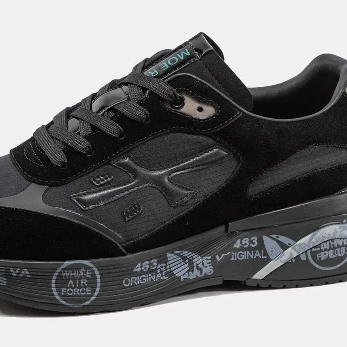 Кросівки Premiata Moerun Black (Люкс якість) | Кроссовки чоловічі жіночі — фото 7