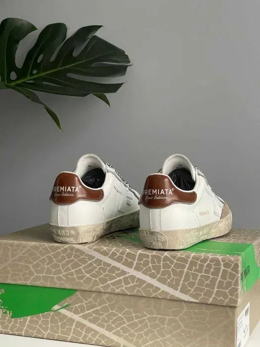 Кросівки Premiata Stevend 6483 Beige/White premium steven | Кроссовки жіночі — фото 7