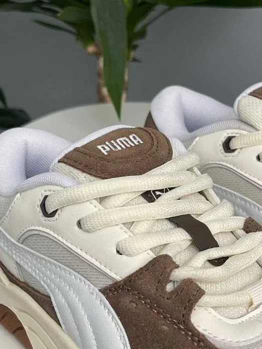 Кросівки Puma 180 White Brown premium | Кроссовки жіночі чоловічі — фото 4