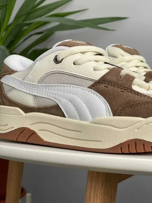 Кросівки Puma 180 White Brown premium | Кроссовки жіночі чоловічі — фото 7